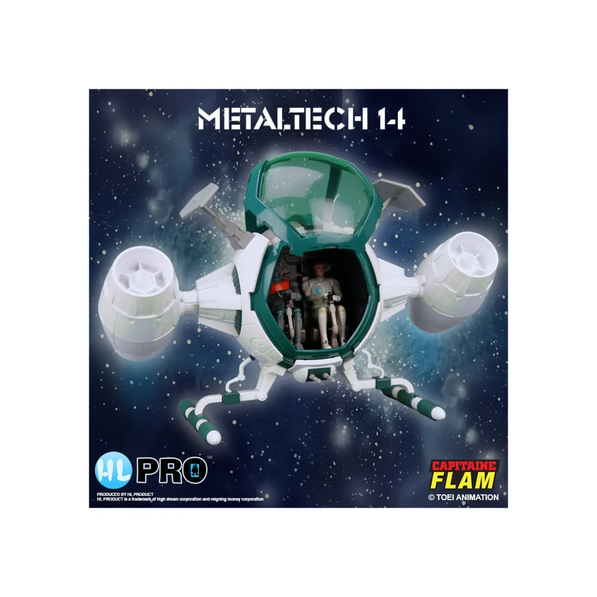 HLPro Metaltech 14 - Cosmolem Capitaine Flam - Cosmoliner Captain Future