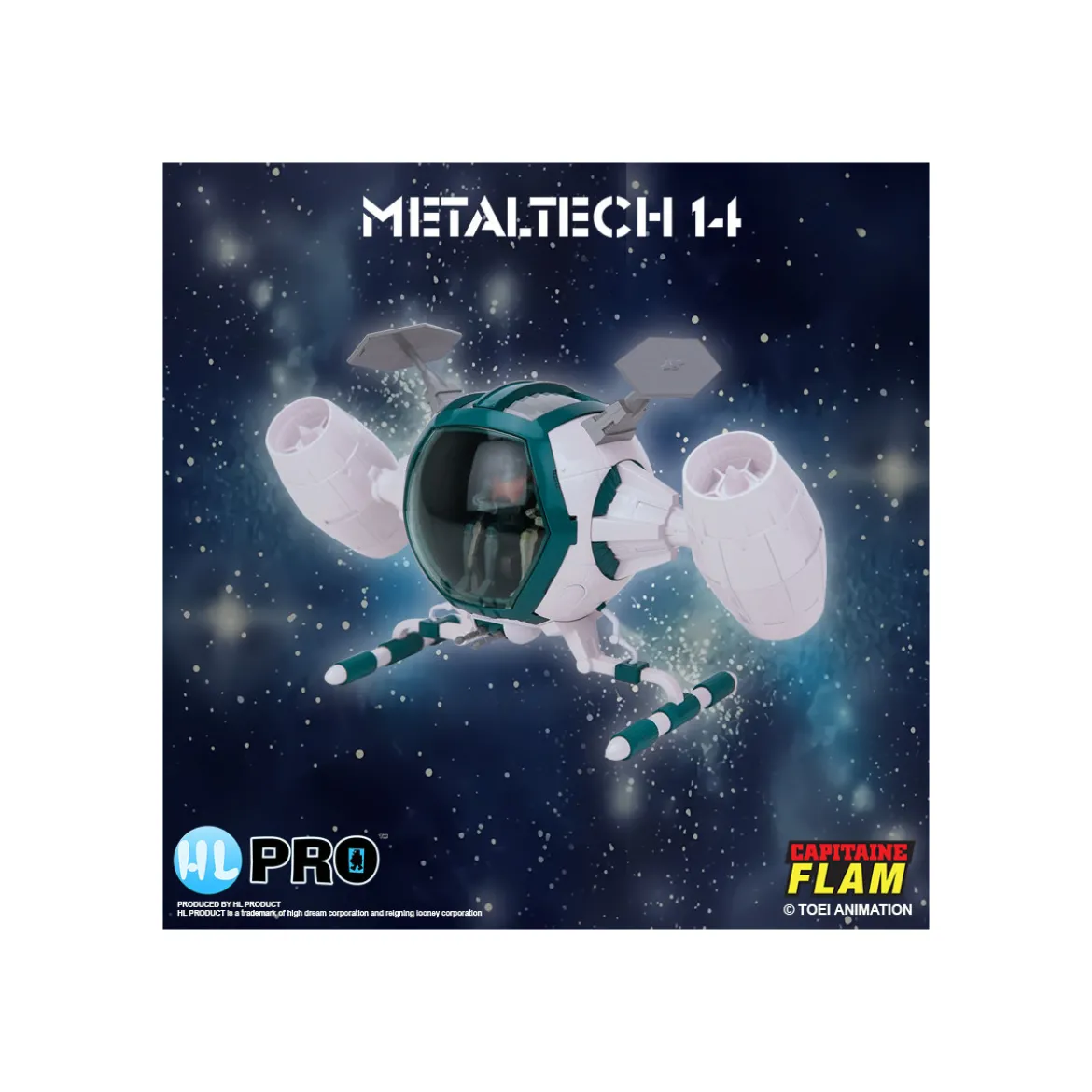 HLPro Metaltech 14 - Cosmolem Capitaine Flam - Cosmoliner Captain Future