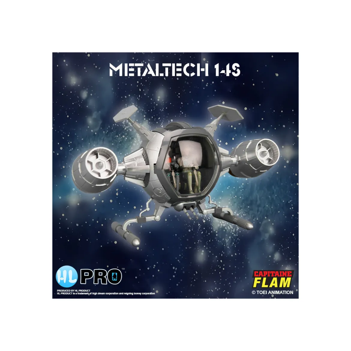 HLPro Metaltech 14S - Cosmolem Silver Edition Capitaine Flam - Cosmoliner Silver Edition Captain Future