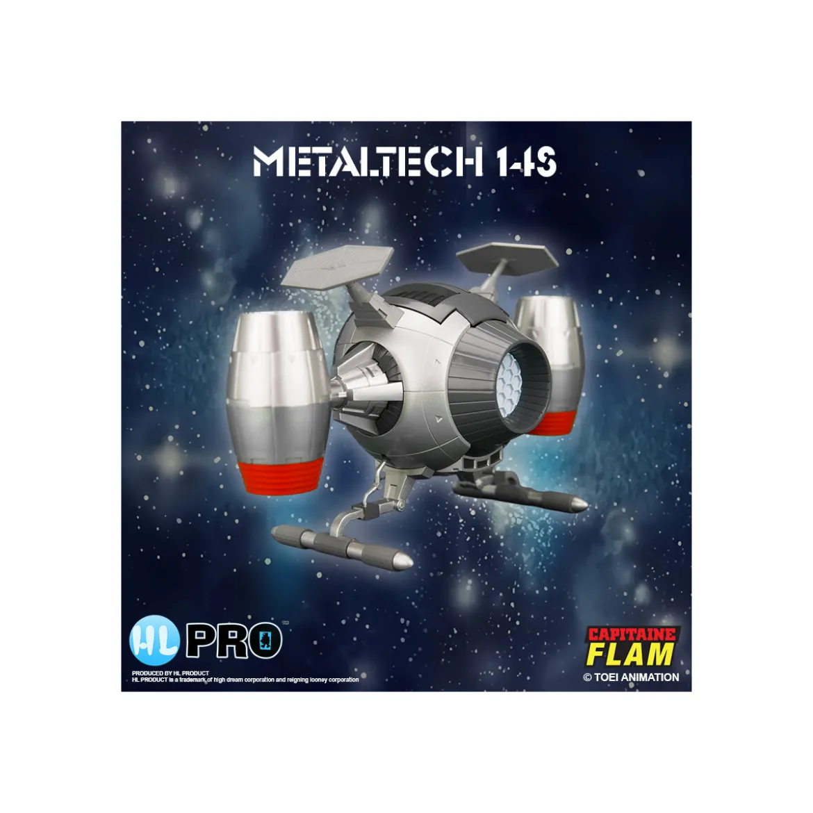 HLPro Metaltech 14S - Cosmolem Silver Edition Capitaine Flam - Cosmoliner Silver Edition Captain Future