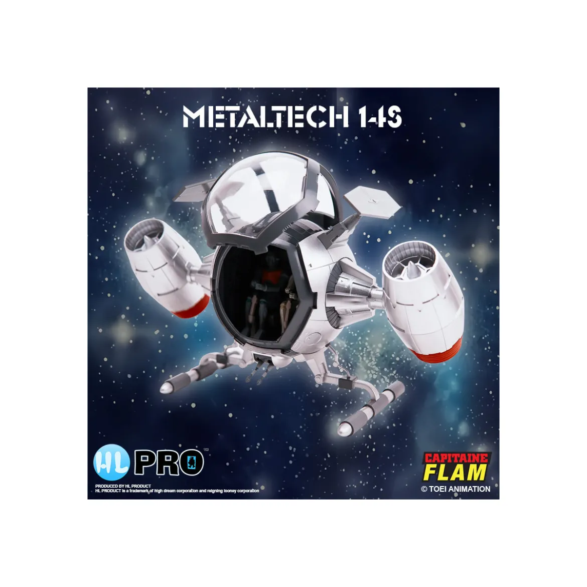 HLPro Metaltech 14S - Cosmolem Silver Edition Capitaine Flam - Cosmoliner Silver Edition Captain Future