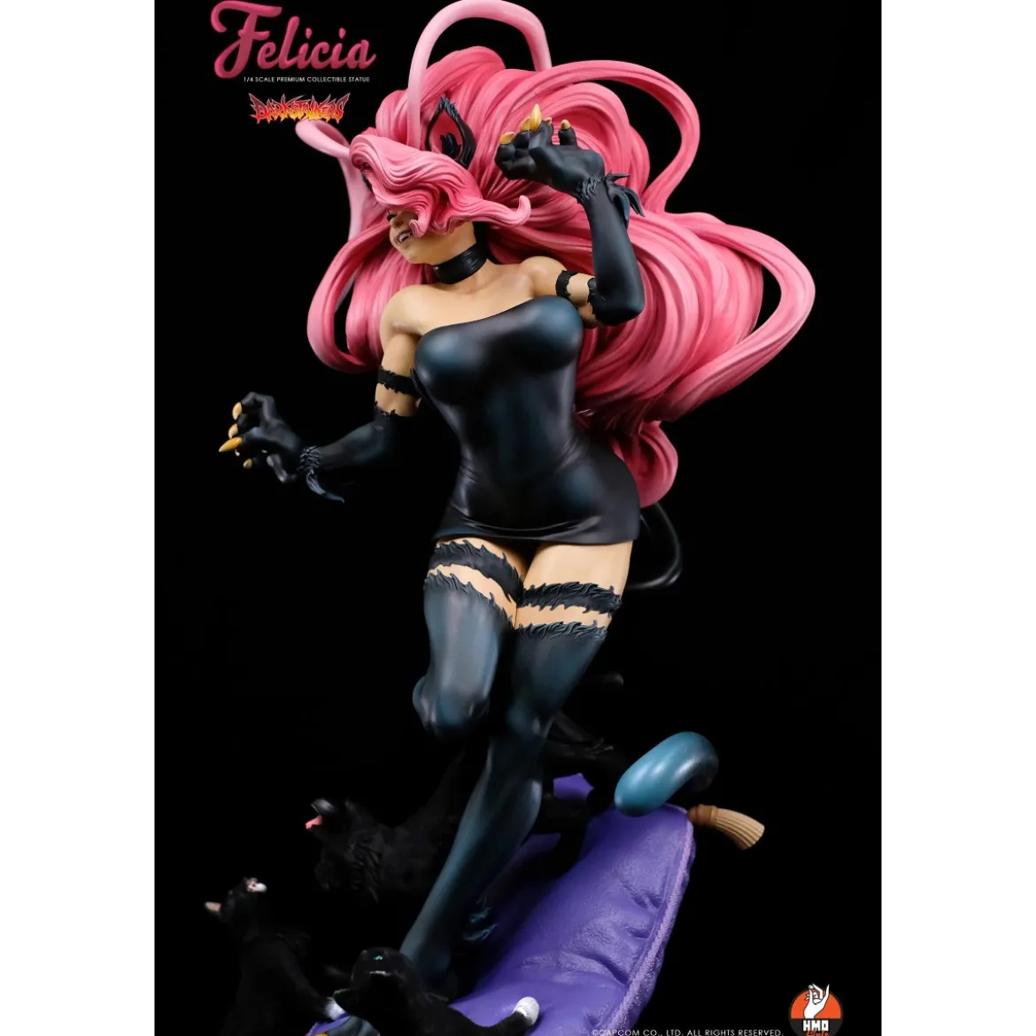 HMO Girls - Felicia 1/4 Black version Darkstalkers - Hand Made Object