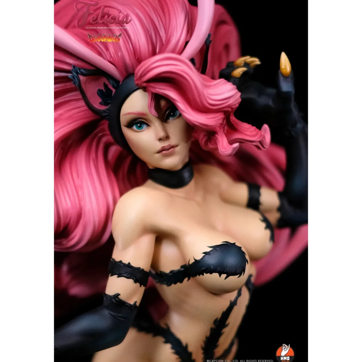 HMO Girls - Felicia 1/4 Black version Darkstalkers - Hand Made Object