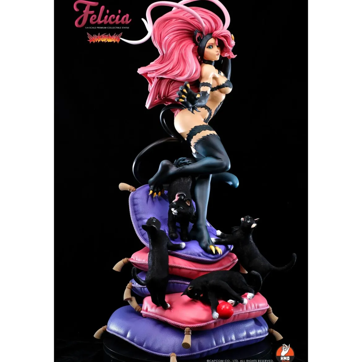 HMO Girls - Felicia 1/4 Black version Darkstalkers - Hand Made Object