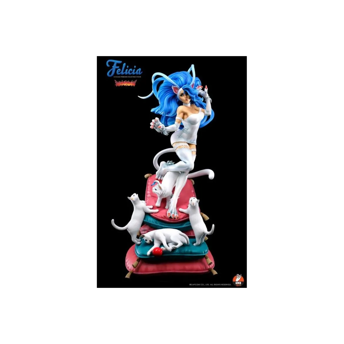 HMO Girls - Felicia 1/4 White version Darkstalkers - Hand Made Object