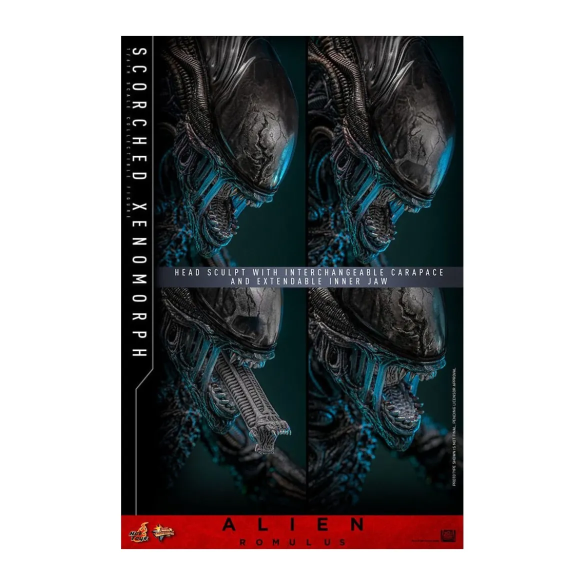 Hot Toys - Alien Romulus - Scorched Xenomorph MMS 1/6