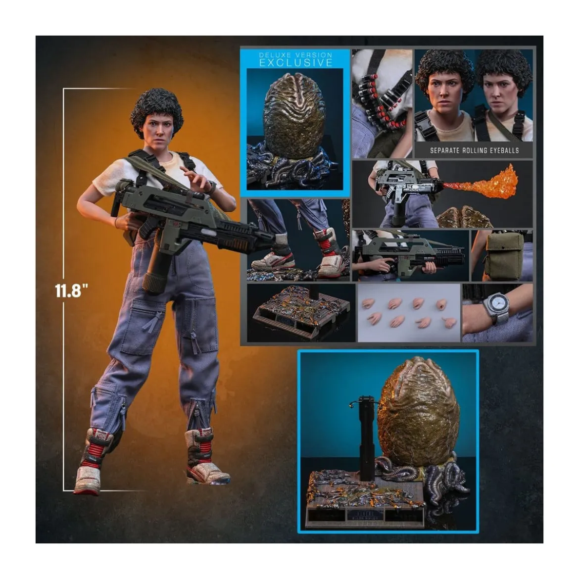 Hot Toys - Aliens - Ellen Ripley Deluxe version MMS895 1/6