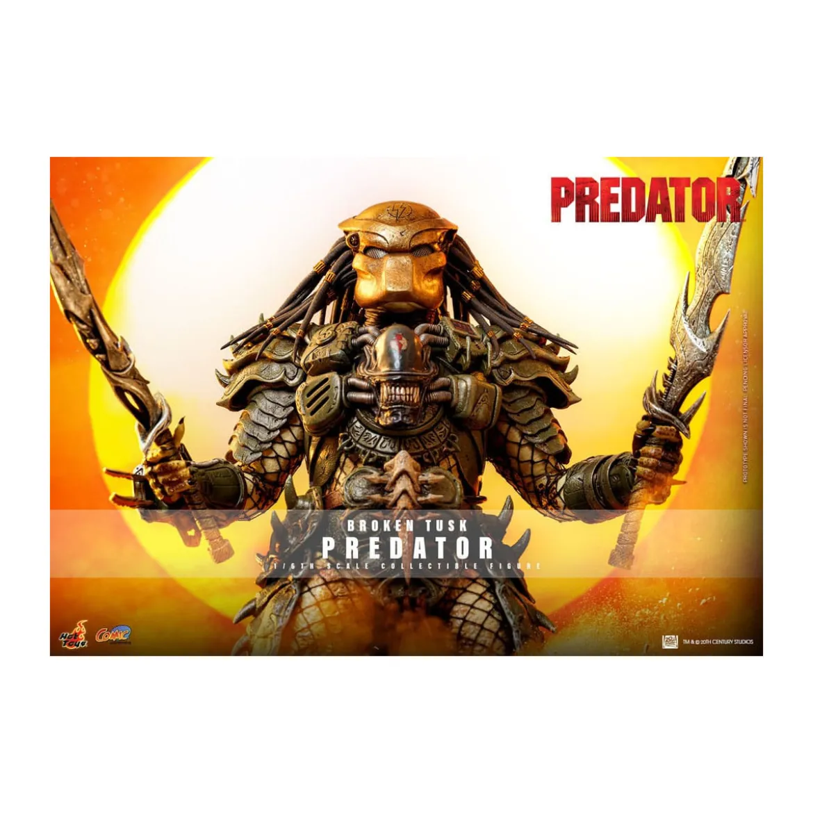 Hot Toys - Alien vs Predator - Broken Tusk Predator 1/6 CMS029