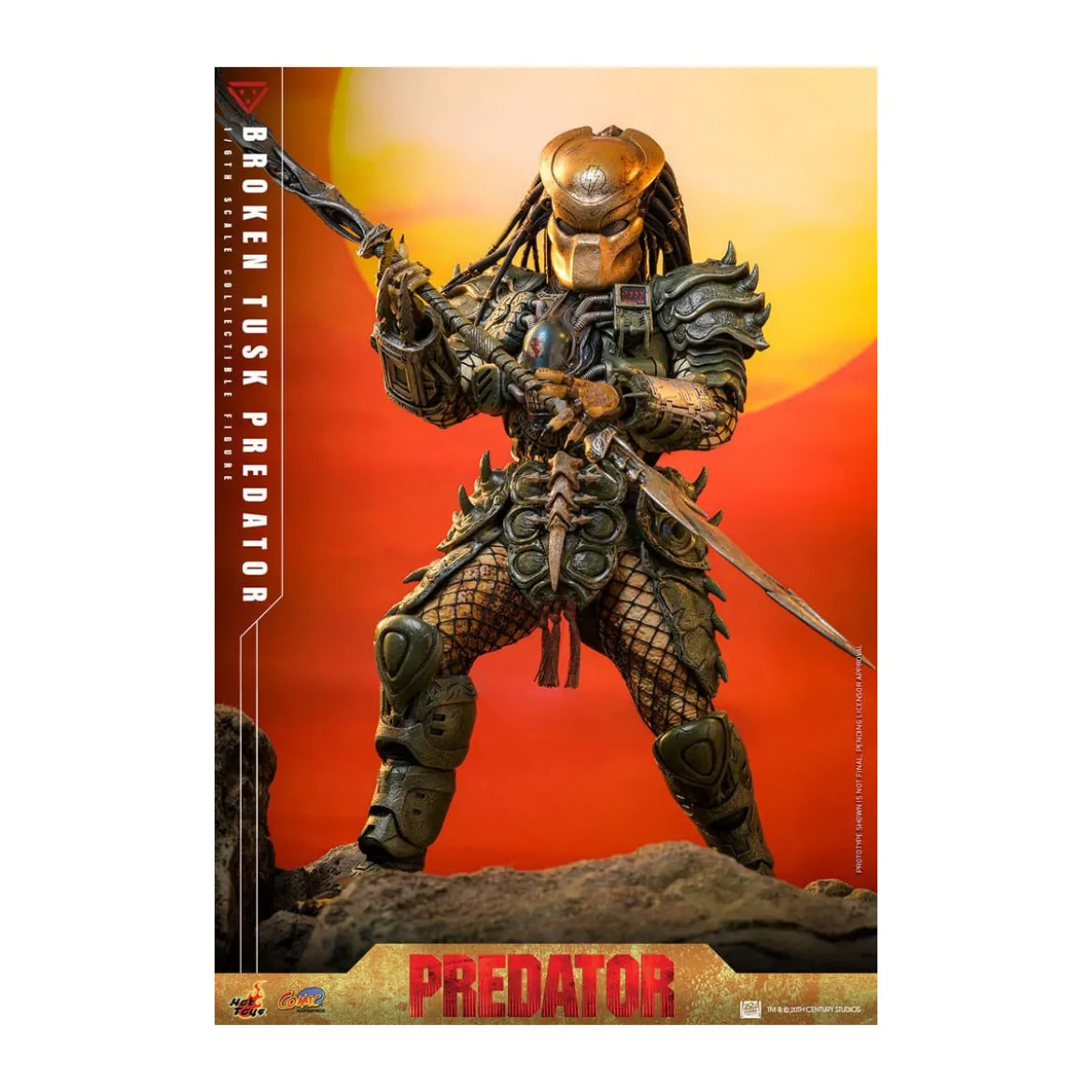 Hot Toys - Alien vs Predator - Broken Tusk Predator 1/6 CMS029