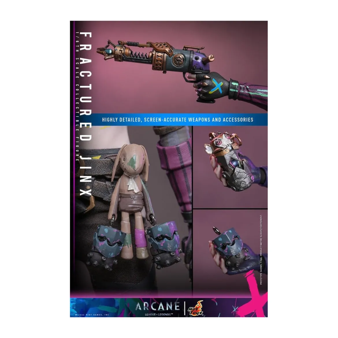Hot Toys - Arcane - FRACTURED JINX 1/6