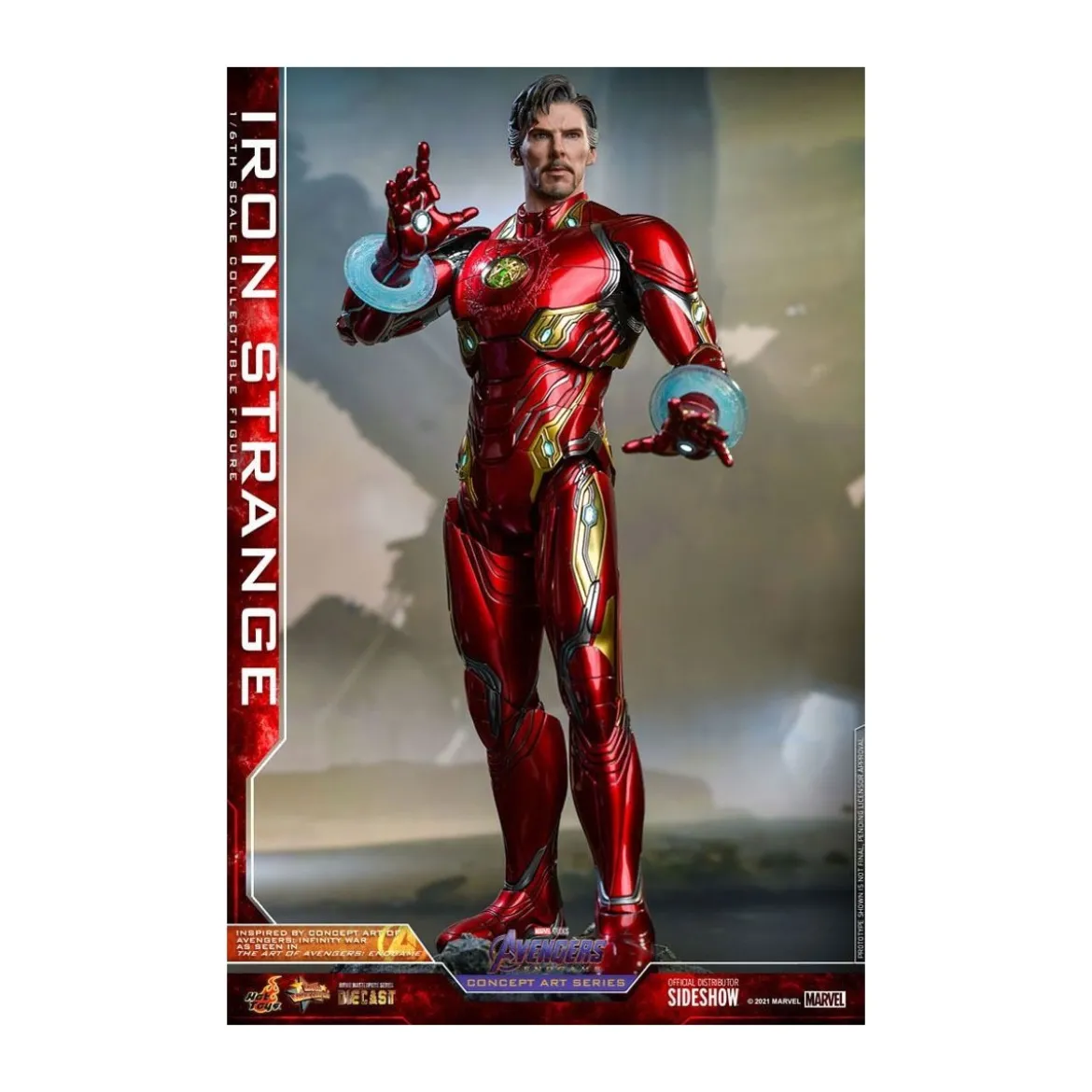 Hot toys 1/6 Avengers: Endgame Iron Strange Concept Art Series PVC 1/6
