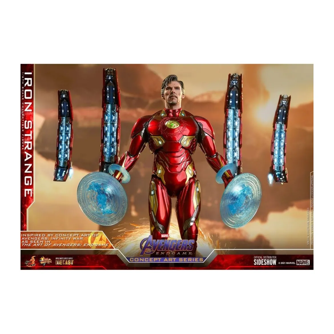 Hot toys 1/6 Avengers: Endgame Iron Strange Concept Art Series PVC 1/6