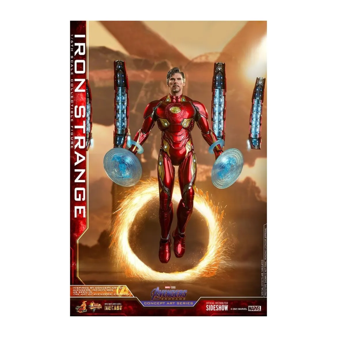 Hot toys 1/6 Avengers: Endgame Iron Strange Concept Art Series PVC 1/6