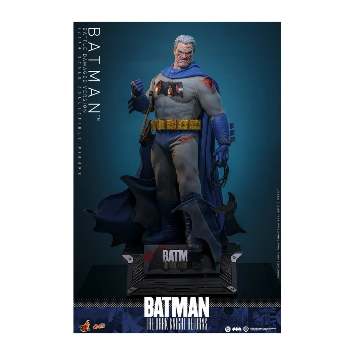 Hot Toys - BATMAN - Batman: The Dark Knight Returns (Battle Damaged Version) Comic Masterpiece 1/6