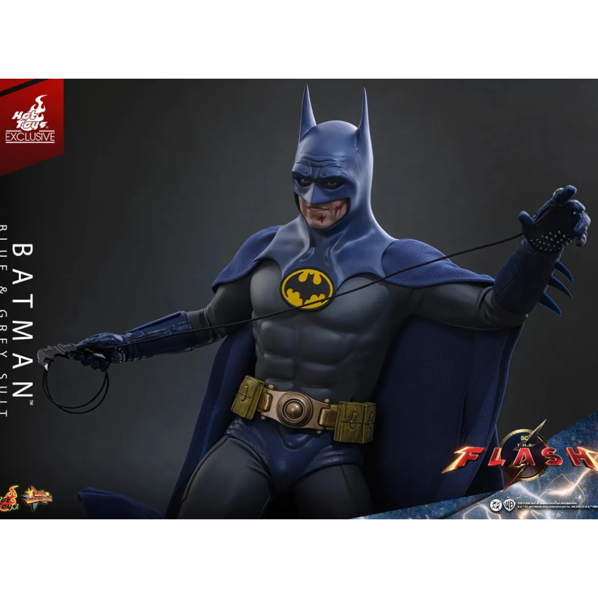 Hot Toys - Batman (Blue & grey Suit) Movie Masterpiece 1/6 The Flash - Hot Toys Exclusive