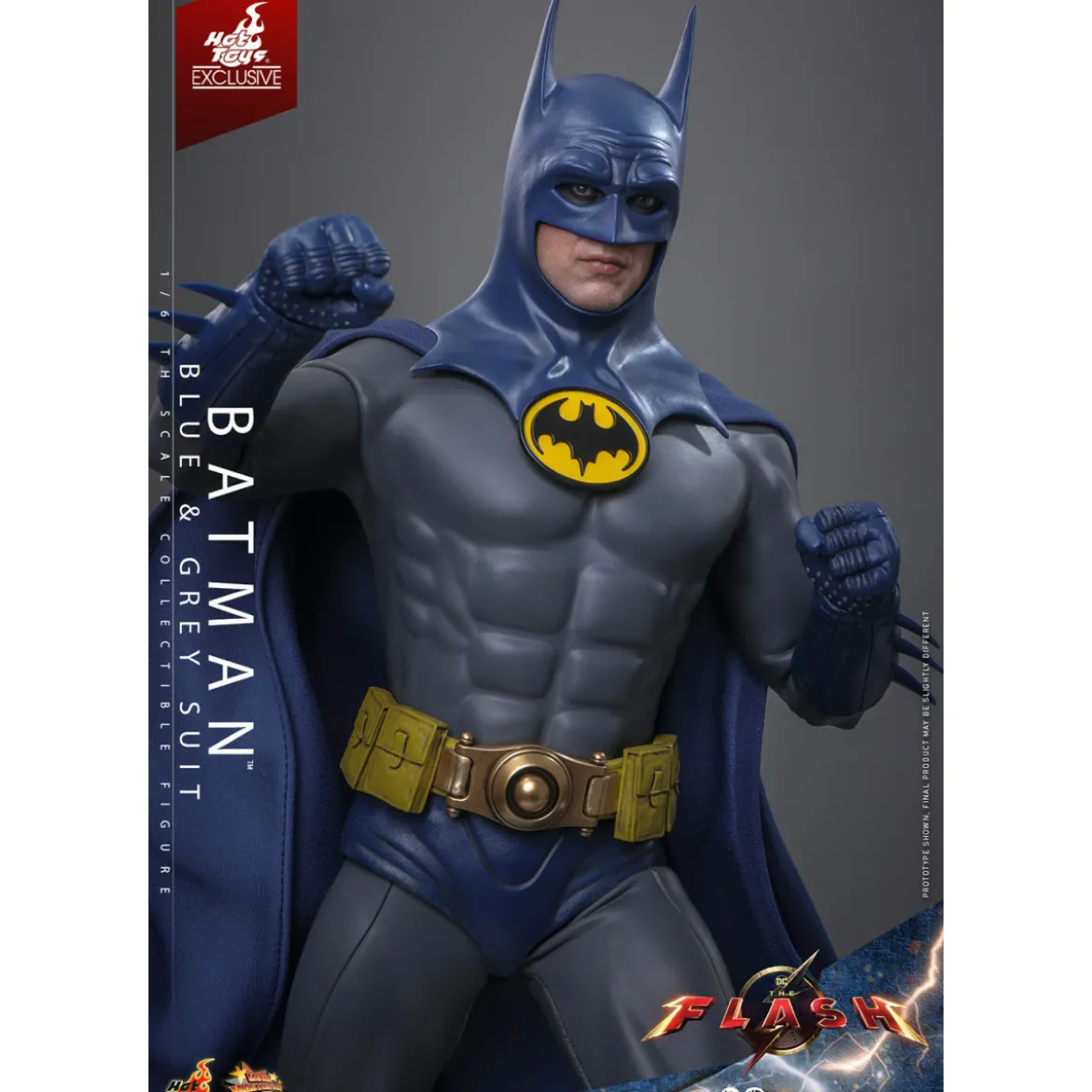 Hot Toys - Batman (Blue & grey Suit) Movie Masterpiece 1/6 The Flash - Hot Toys Exclusive
