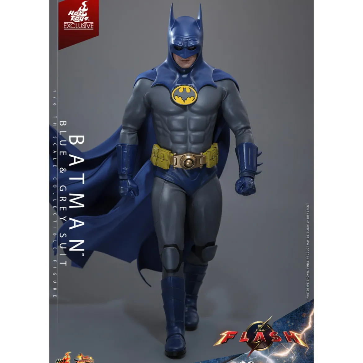 Hot Toys - Batman (Blue & grey Suit) Movie Masterpiece 1/6 The Flash - Hot Toys Exclusive