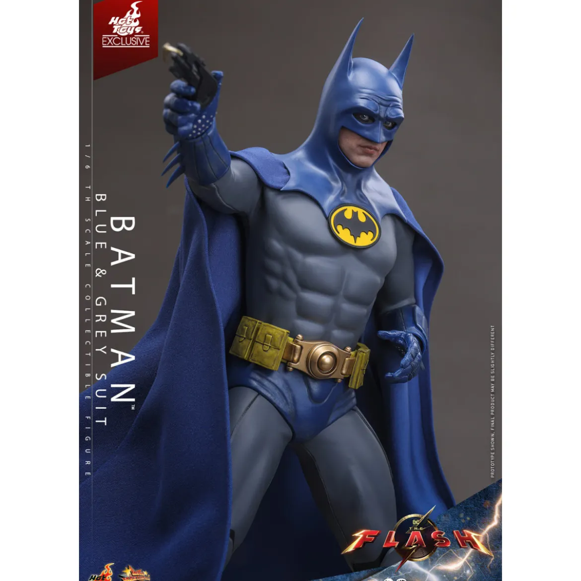 Hot Toys - Batman (Blue & grey Suit) Movie Masterpiece 1/6 The Flash - Hot Toys Exclusive