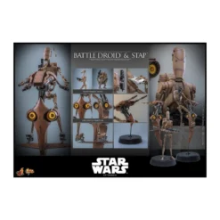Hot Toys - Battle Droid & STAP MMS 1/6 - Star Wars: The Phantom Menace MMS887