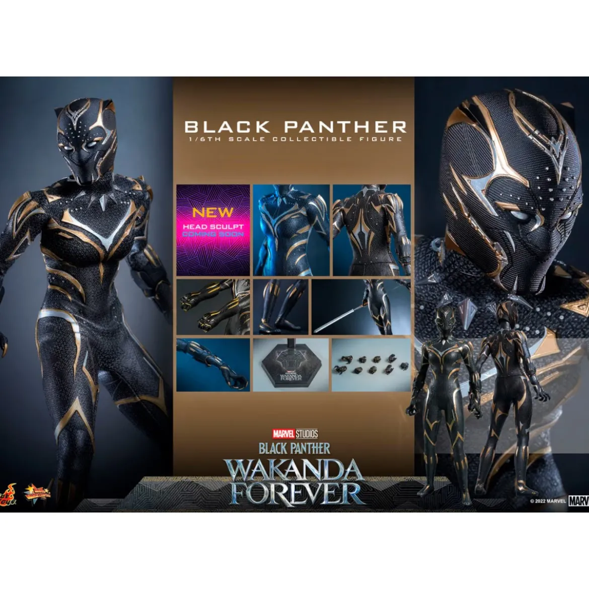 Hot Toys - Black Panther - Black Panther Wakanda Forever Movie Masterpiece 1/6