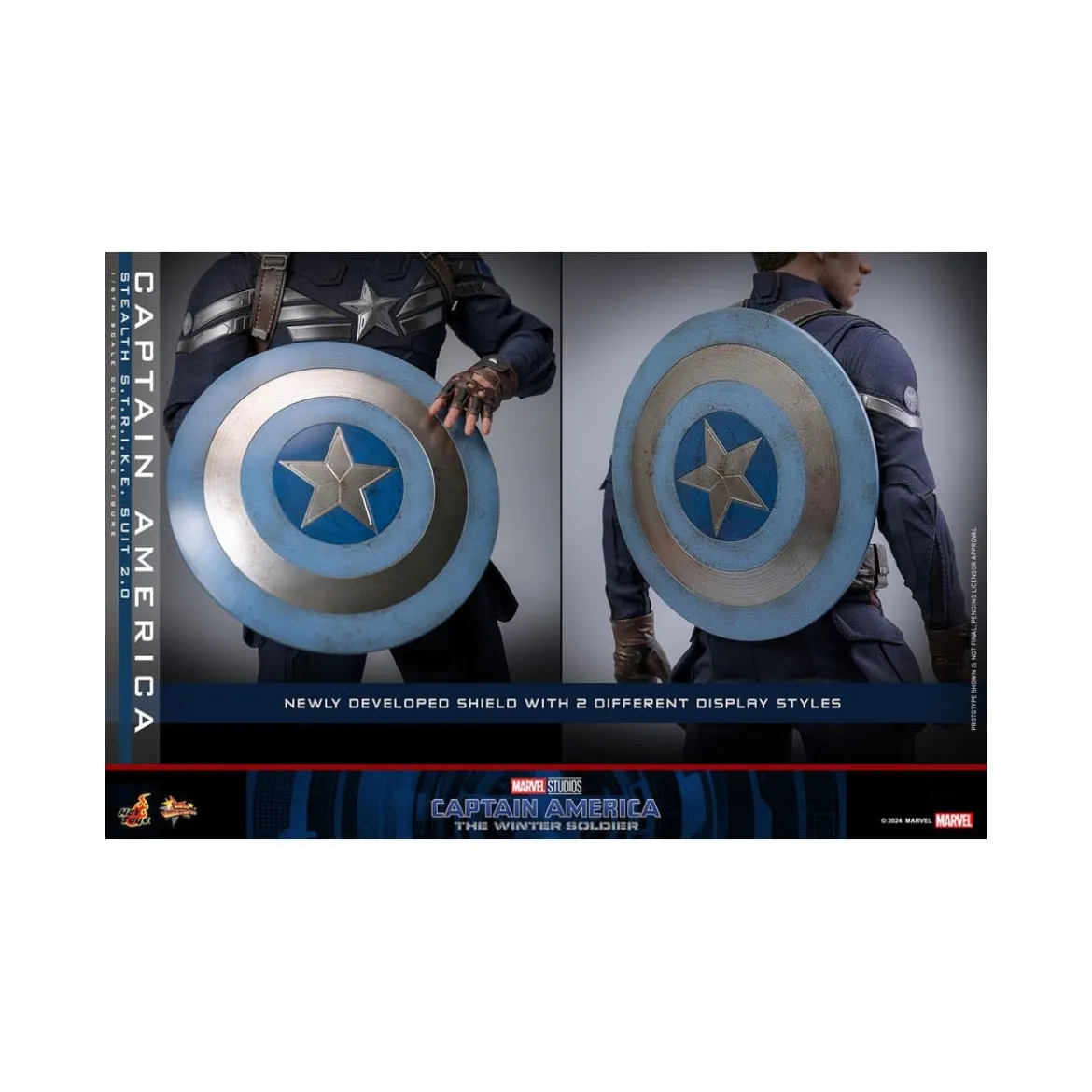 Hot Toys Captain America : Le Soldat de l'hiver - Captain America Stealth S.T.R.I.K.E. Suit MMS 1/6