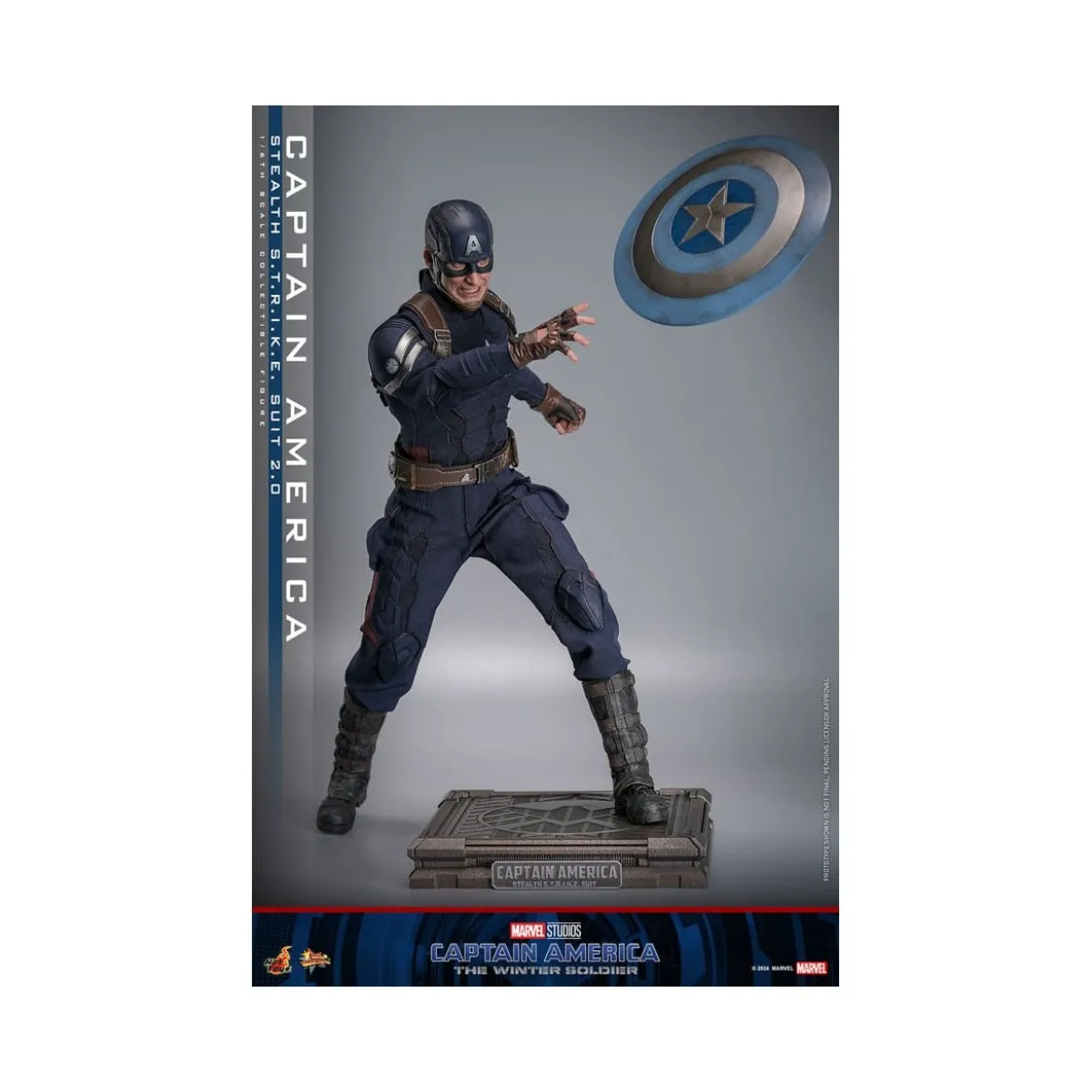 Hot Toys Captain America : Le Soldat de l'hiver - Captain America Stealth S.T.R.I.K.E. Suit MMS 1/6