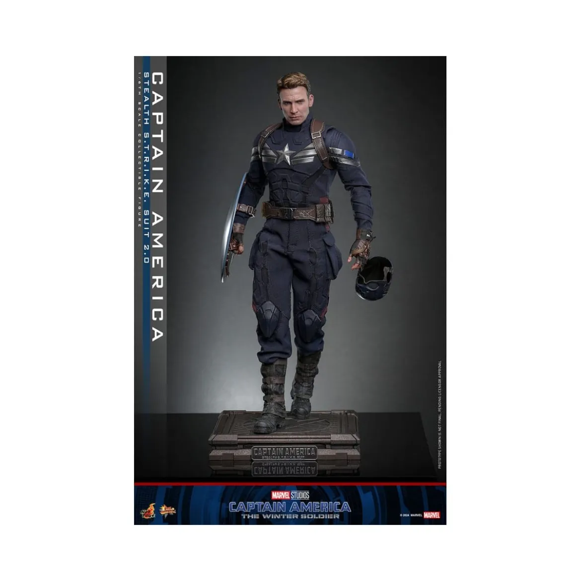 Hot Toys Captain America : Le Soldat de l'hiver - Captain America Stealth S.T.R.I.K.E. Suit MMS 1/6