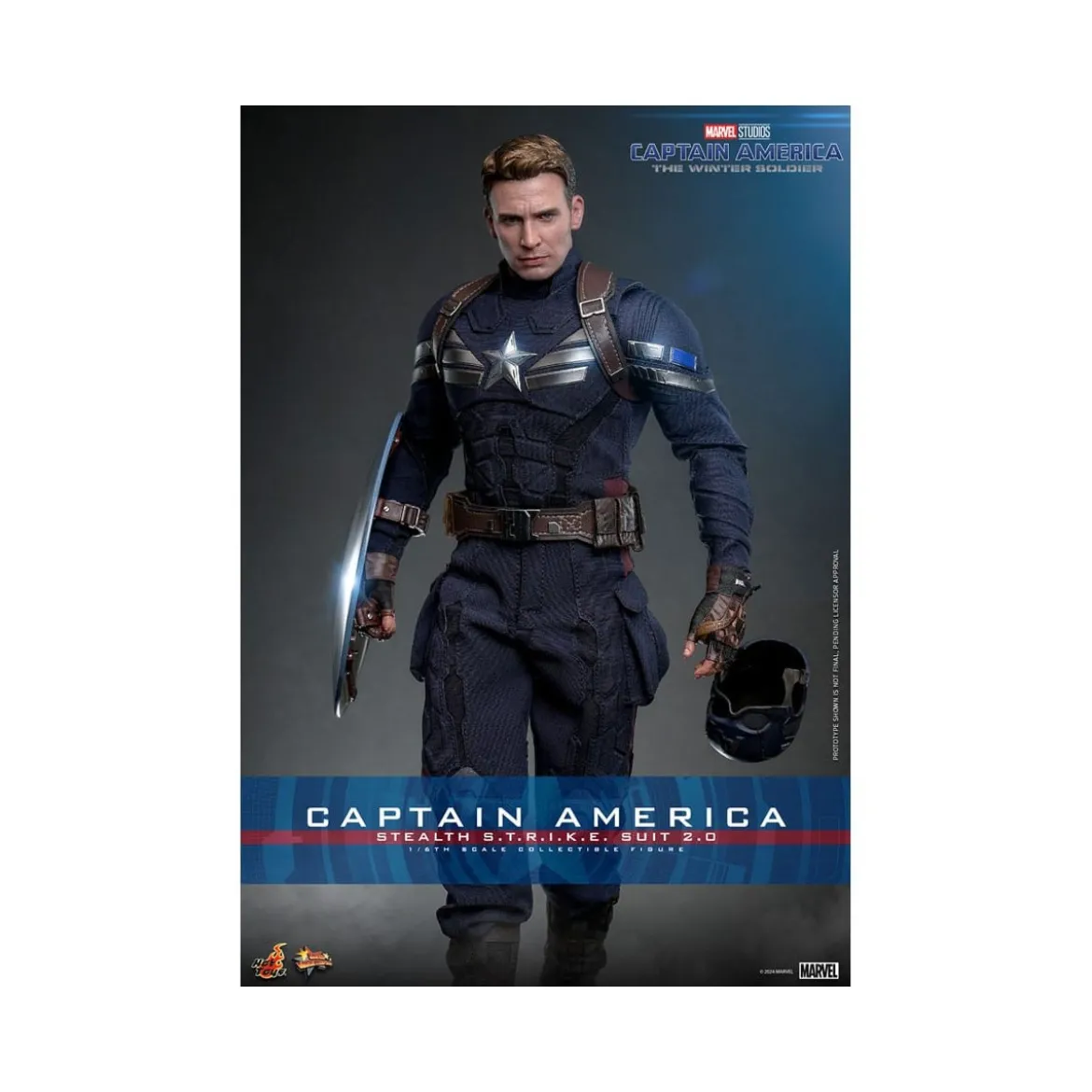 Hot Toys Captain America : Le Soldat de l'hiver - Captain America Stealth S.T.R.I.K.E. Suit MMS 1/6