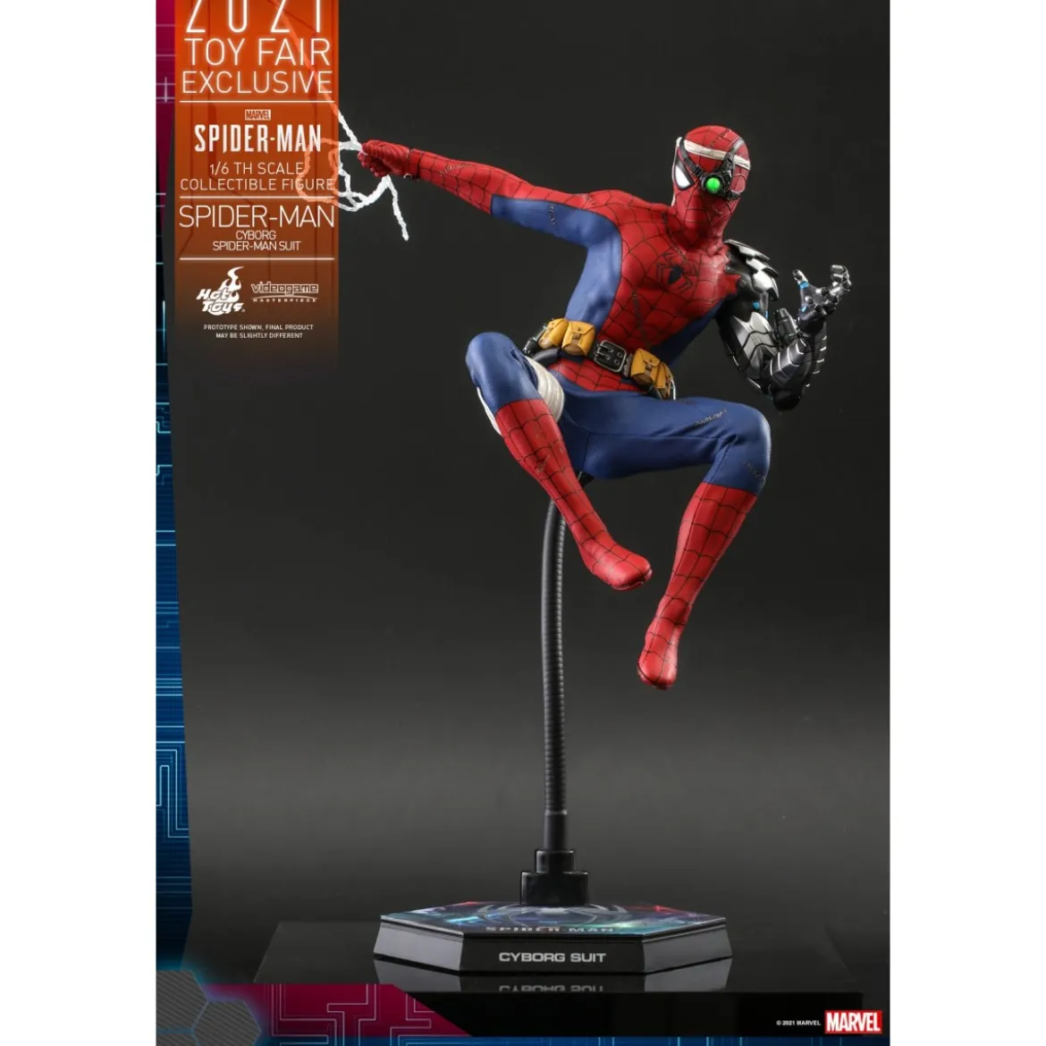 Hot Toys Cyborg Spider-Man Toy Fair 2021 Exclusive - figurine 1/6