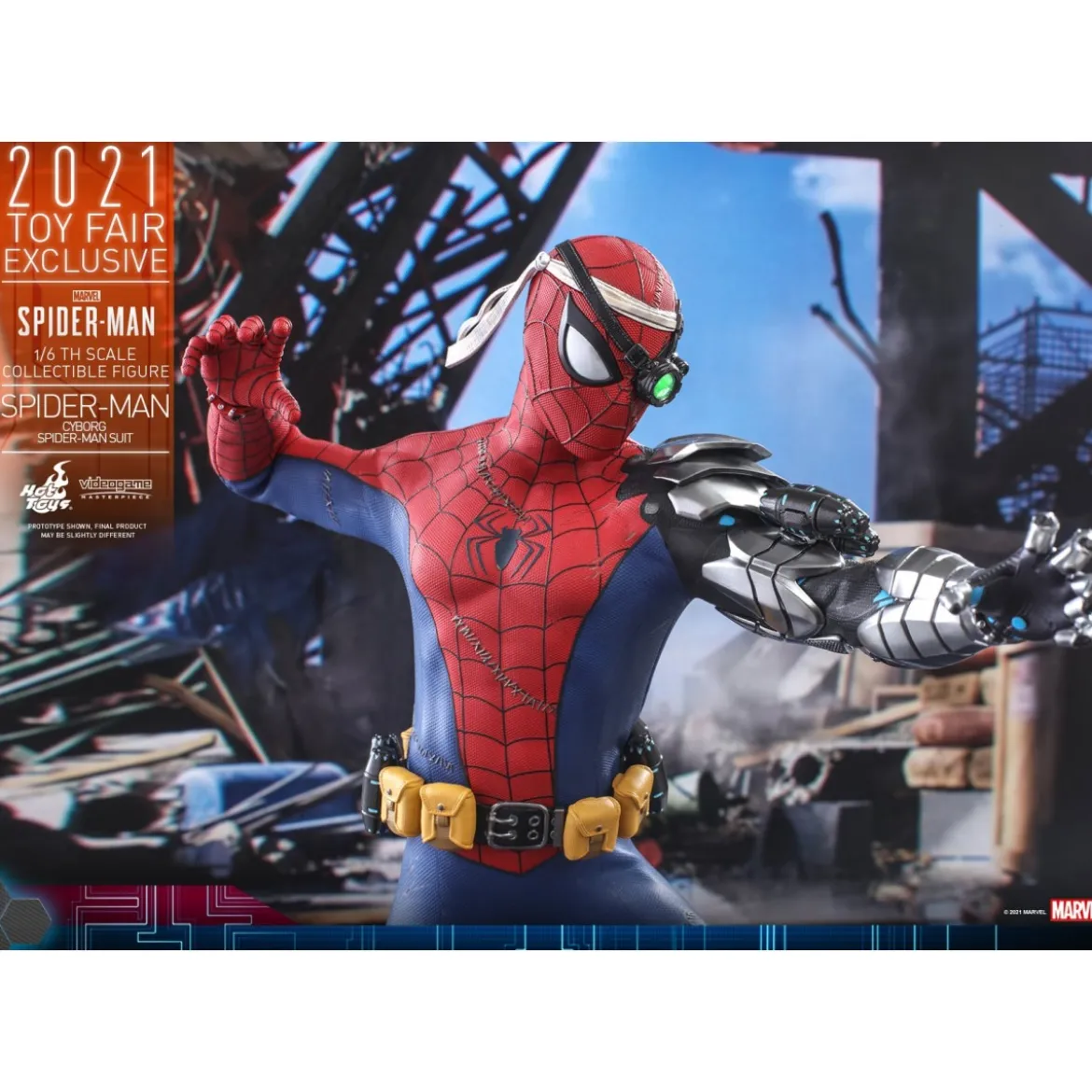 Hot Toys Cyborg Spider-Man Toy Fair 2021 Exclusive - figurine 1/6
