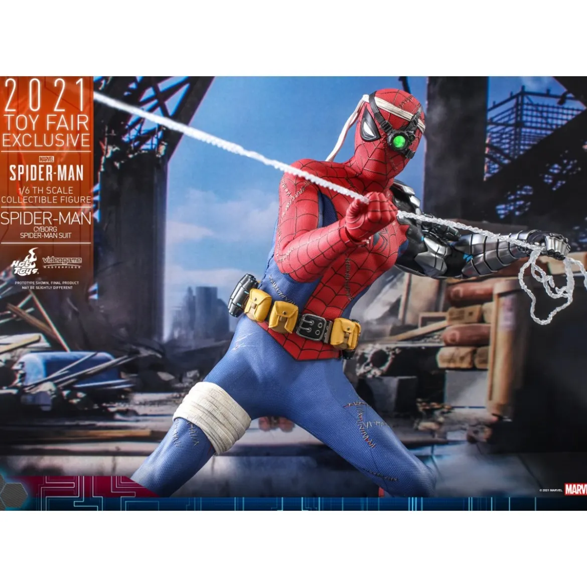 Hot Toys Cyborg Spider-Man Toy Fair 2021 Exclusive - figurine 1/6