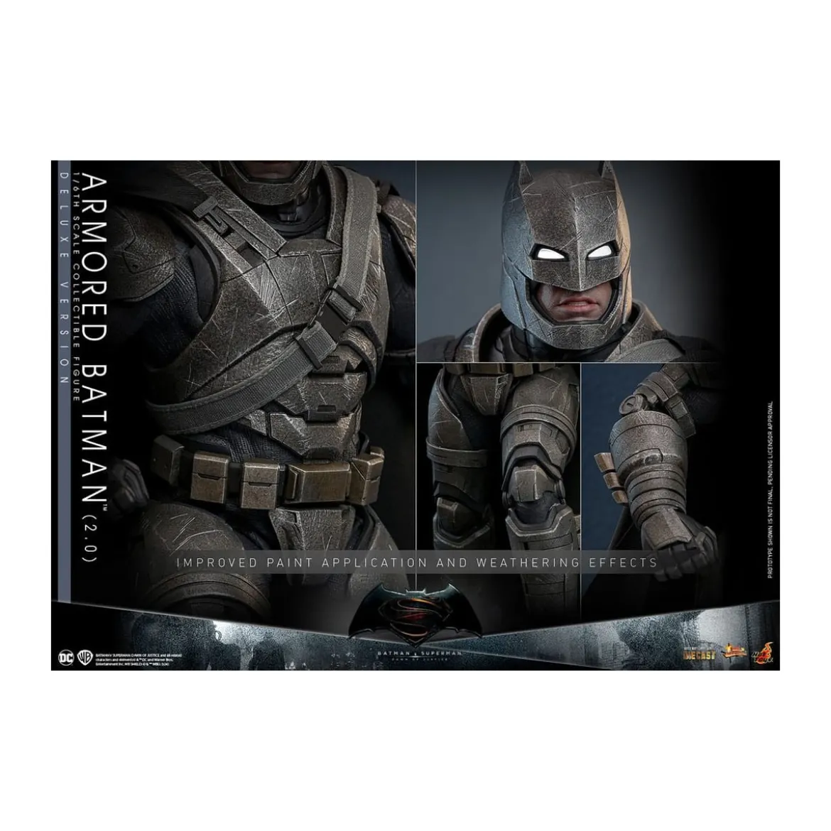 Hot Toys - DC Comics - Armored Batman 2.0 DX - Batman v Superman - MMS 1/6