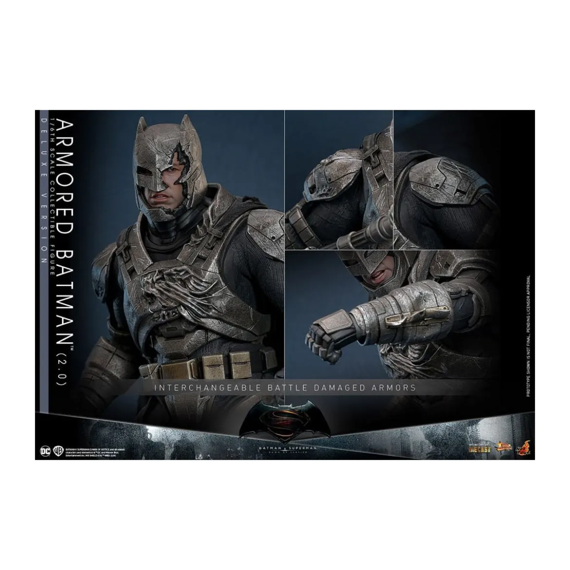 Hot Toys - DC Comics - Armored Batman 2.0 DX - Batman v Superman - MMS 1/6