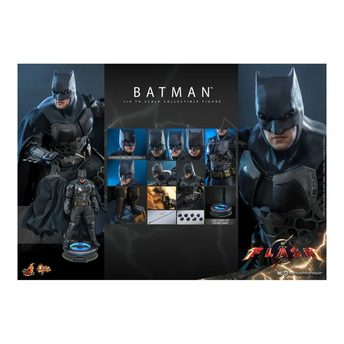 Hot Toys - DC Comics - Batman (Affleck) The Flash - Movie Masterpiece 1/6