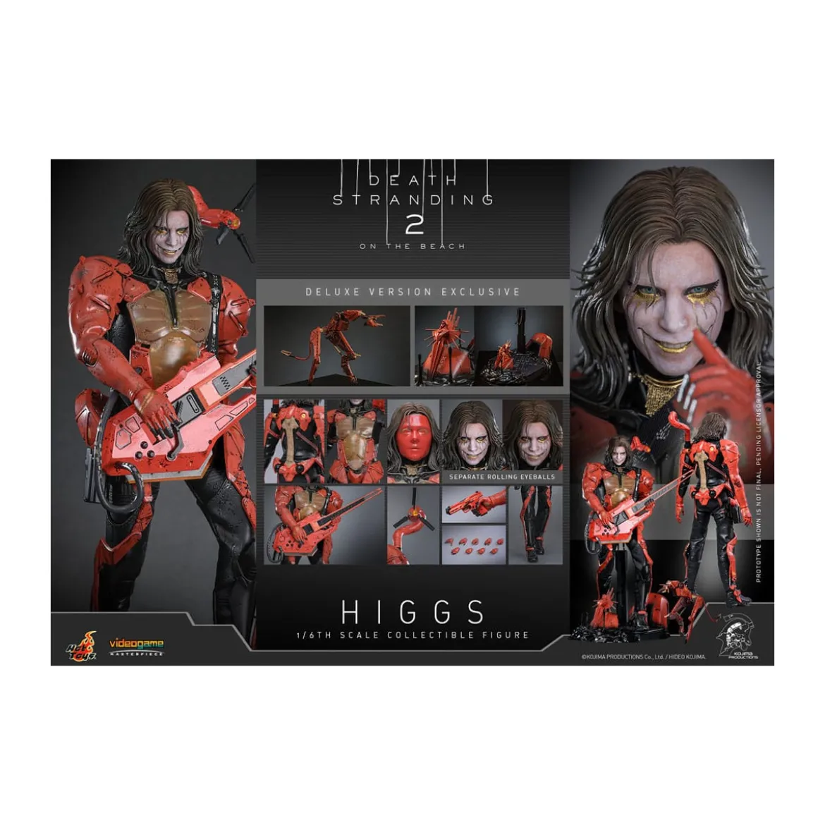 Hot Toys - Death Stranding 2: On the Beach VGM 1/6 - HIGGS Deluxe Version