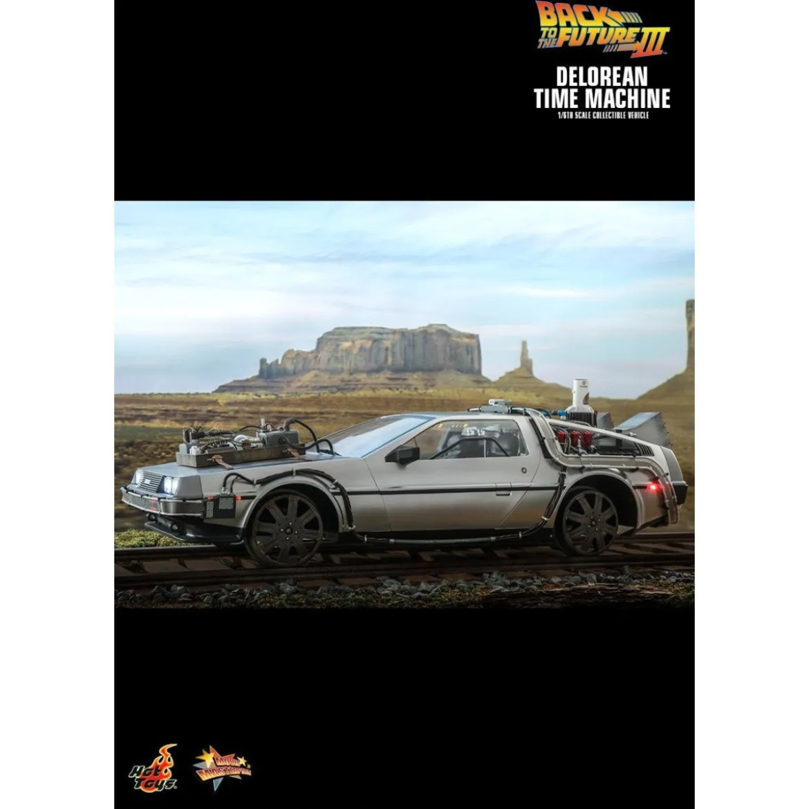 Hot Toys - Delorean Retour Vers le Futur 3 1/6 - BTTF3