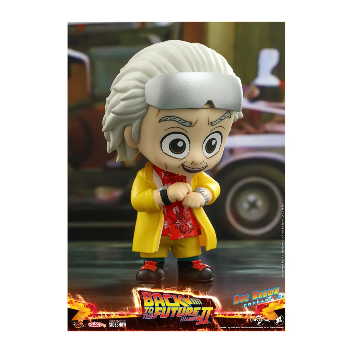 Hot Toys - Doc Brown - Cosbaby BTTF II - Retour vers le Futur II