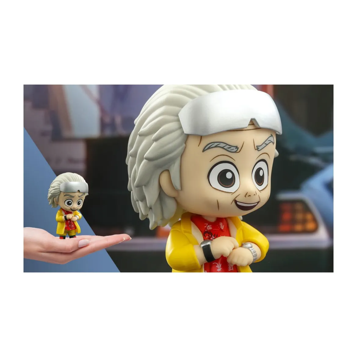 Hot Toys - Doc Brown - Cosbaby BTTF II - Retour vers le Futur II