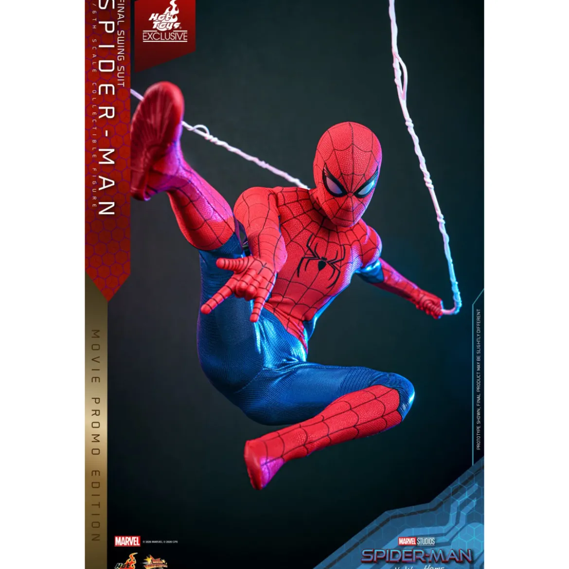 Hot Toys Exclusive - Spider-Man (Final Swing Suit) (Movie Promo Edition) 1/6 MMS862 - Marvel's Spider-Man: No Way Home