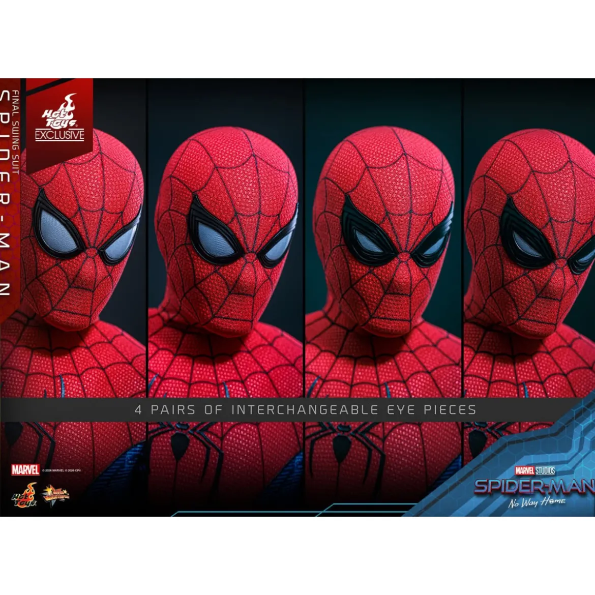 Hot Toys Exclusive - Spider-Man (Final Swing Suit) (Movie Promo Edition) 1/6 MMS862 - Marvel's Spider-Man: No Way Home