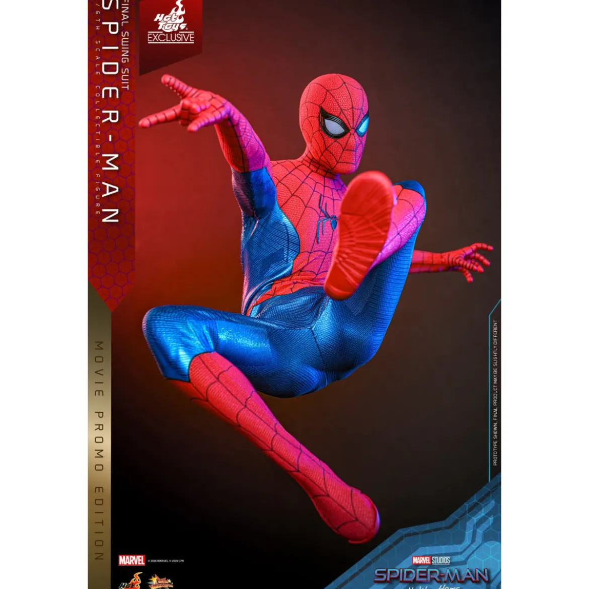 Hot Toys Exclusive - Spider-Man (Final Swing Suit) (Movie Promo Edition) 1/6 MMS862 - Marvel's Spider-Man: No Way Home