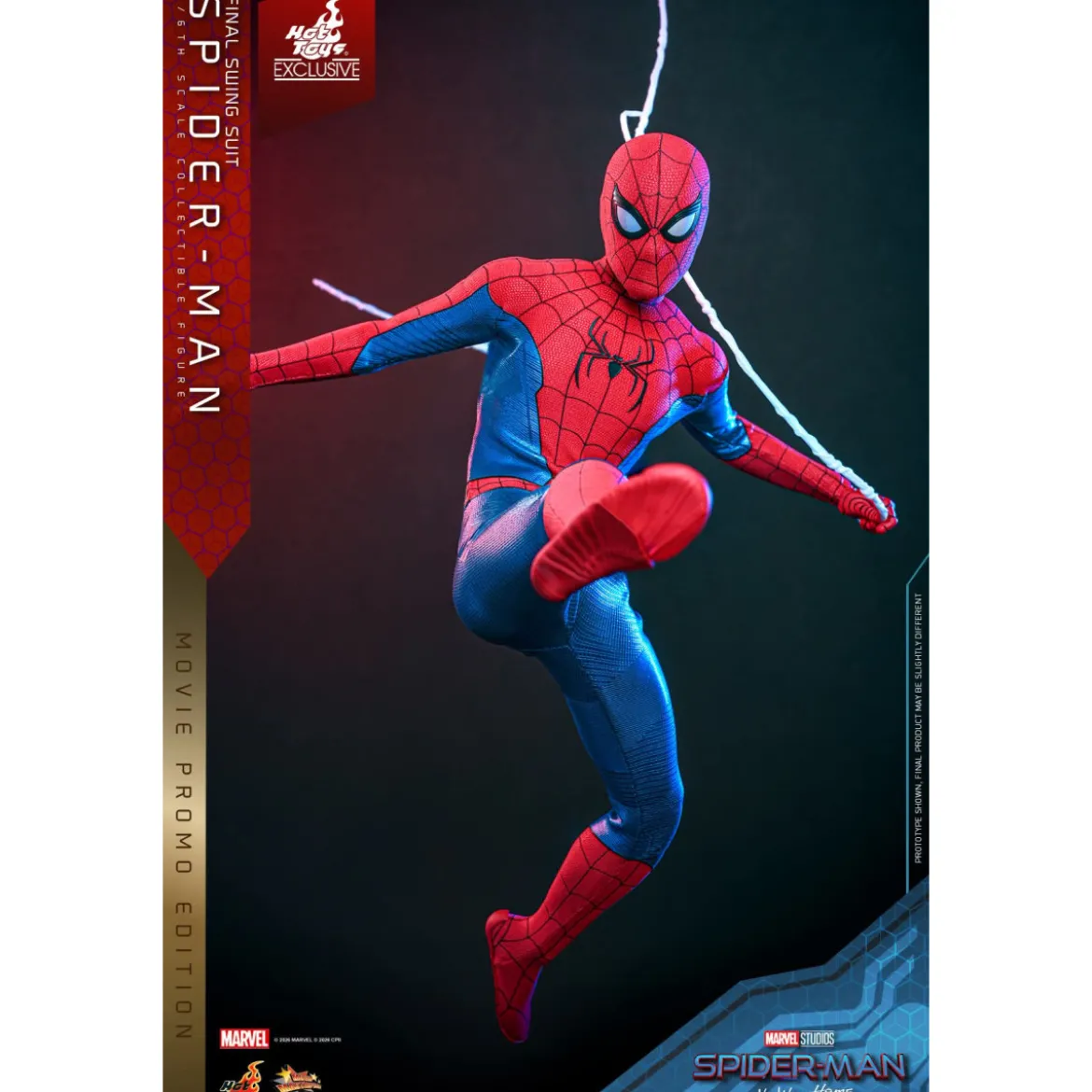 Hot Toys Exclusive - Spider-Man (Final Swing Suit) (Movie Promo Edition) 1/6 MMS862 - Marvel's Spider-Man: No Way Home