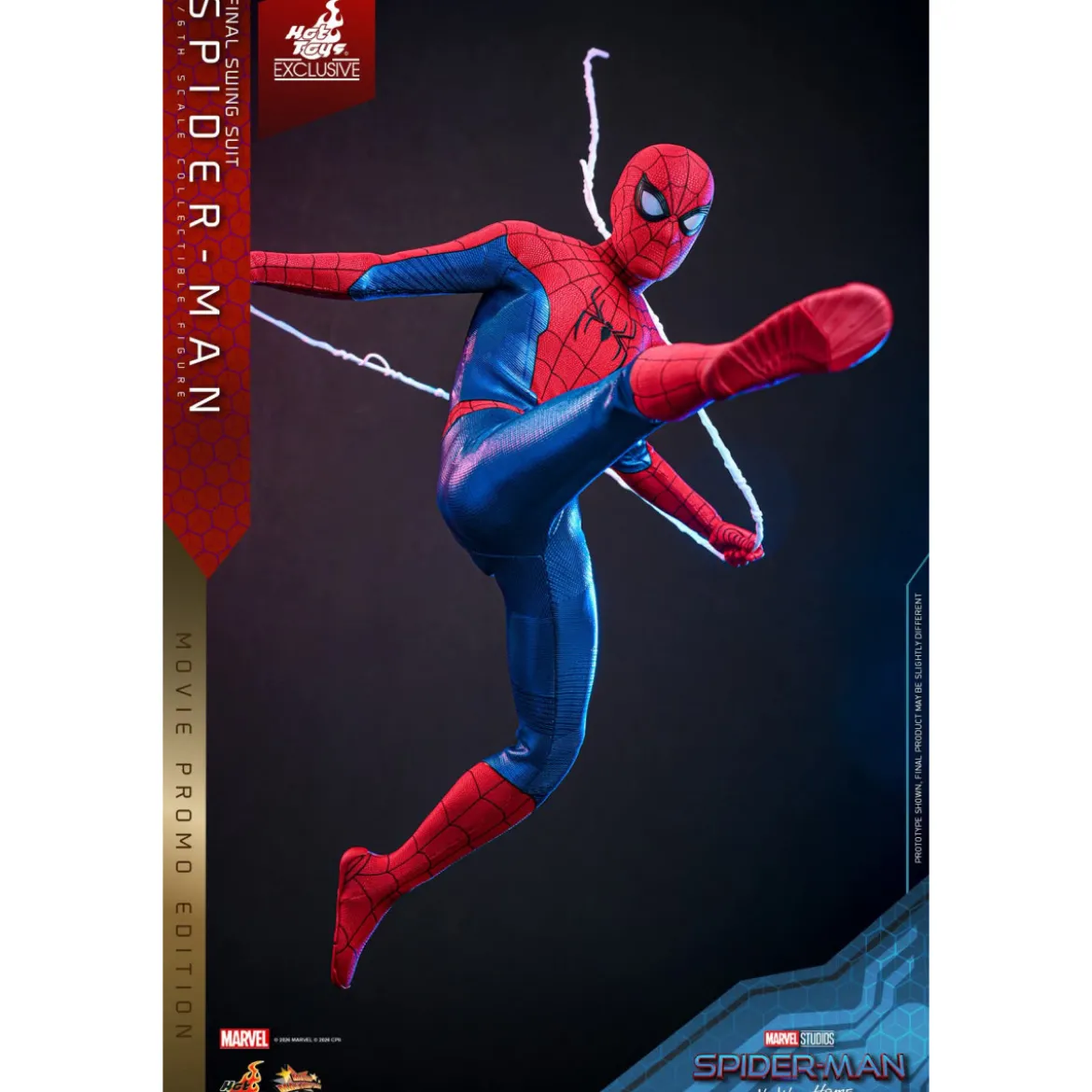 Hot Toys Exclusive - Spider-Man (Final Swing Suit) (Movie Promo Edition) 1/6 MMS862 - Marvel's Spider-Man: No Way Home