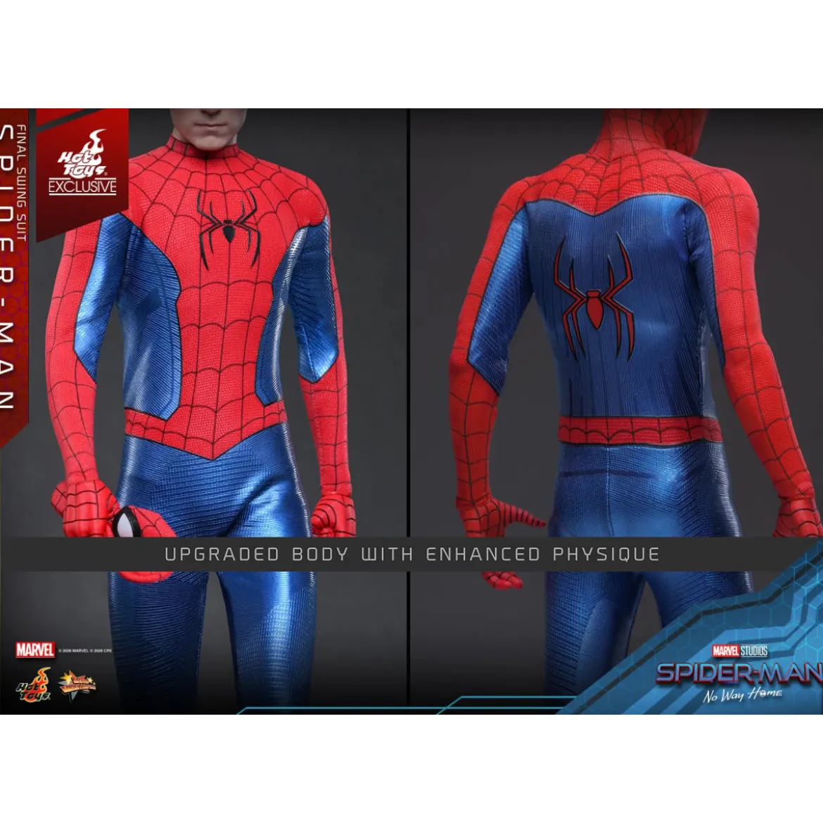 Hot Toys Exclusive - Spider-Man (Final Swing Suit) (Movie Promo Edition) 1/6 MMS862 - Marvel's Spider-Man: No Way Home