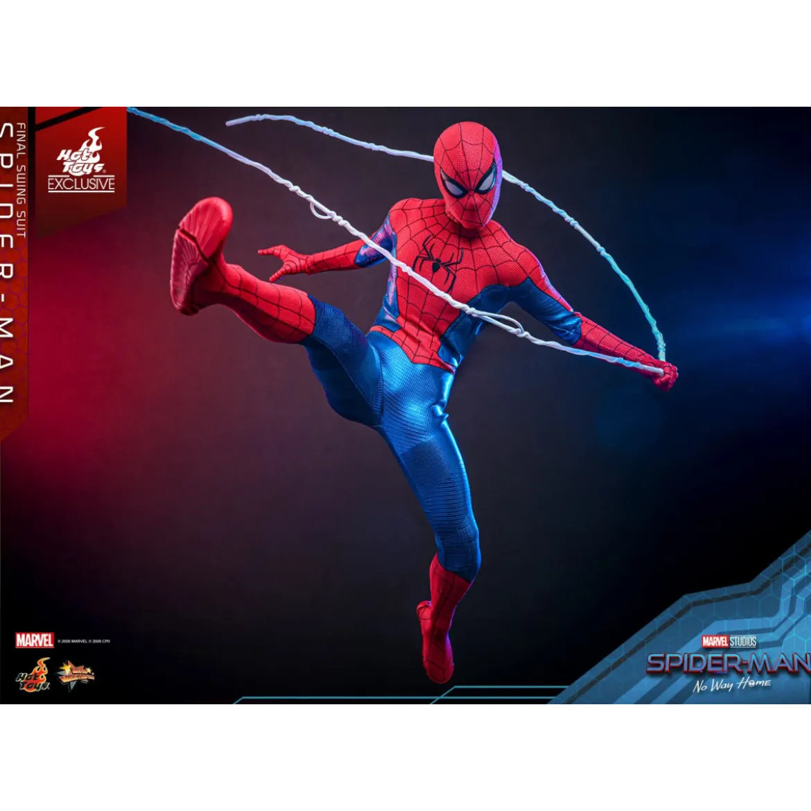 Hot Toys Exclusive - Spider-Man (Final Swing Suit) (Movie Promo Edition) 1/6 MMS862 - Marvel's Spider-Man: No Way Home