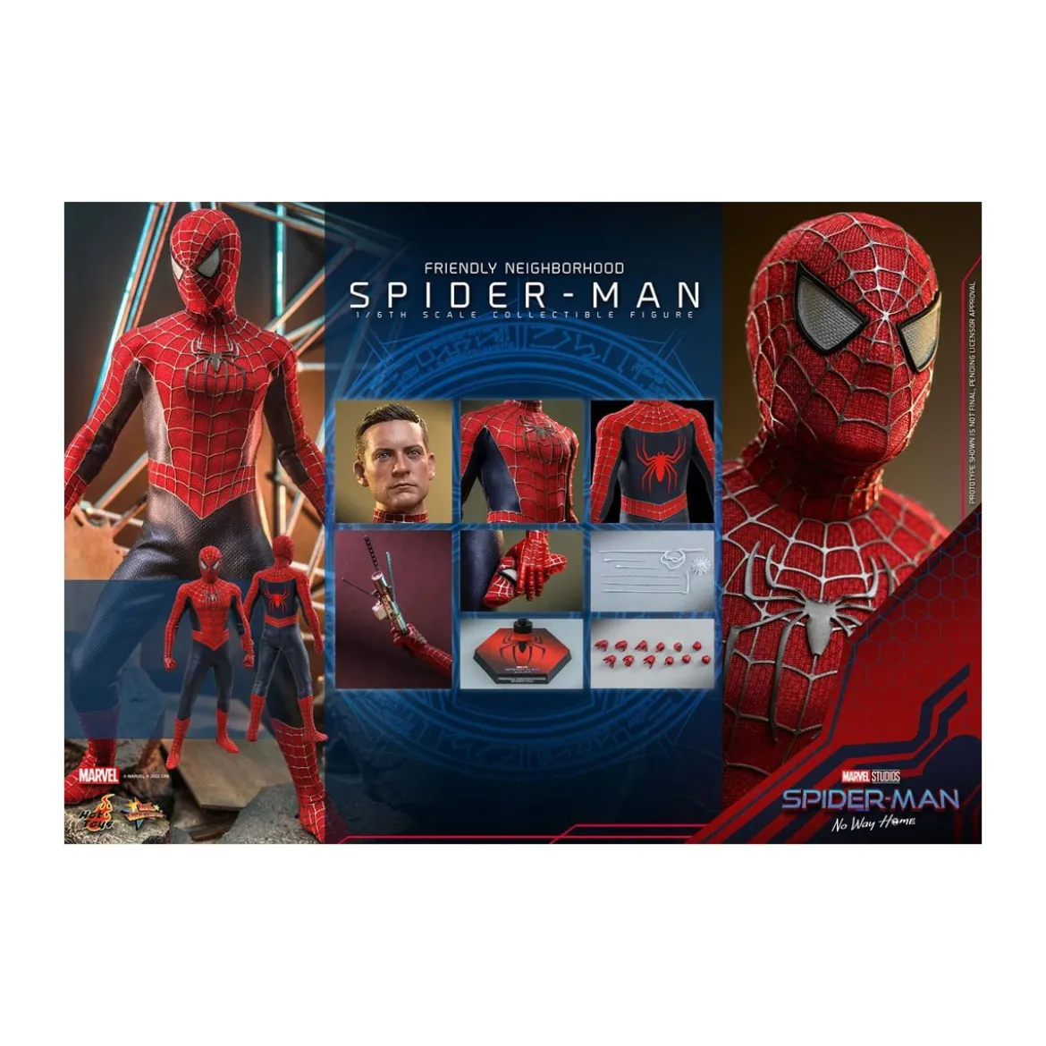 Hot Toys - Friendly Neighborhood Spider-Man - Marvel's Spider-Man: No Way Home figurine Movie Masterpiece 1/6