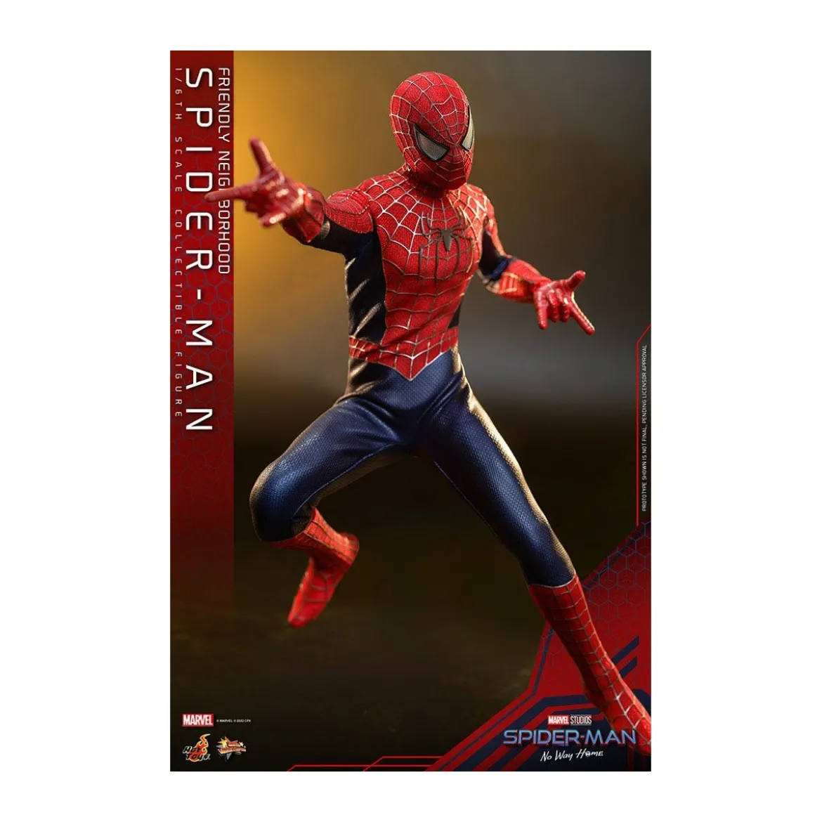 Hot Toys - Friendly Neighborhood Spider-Man - Marvel's Spider-Man: No Way Home figurine Movie Masterpiece 1/6