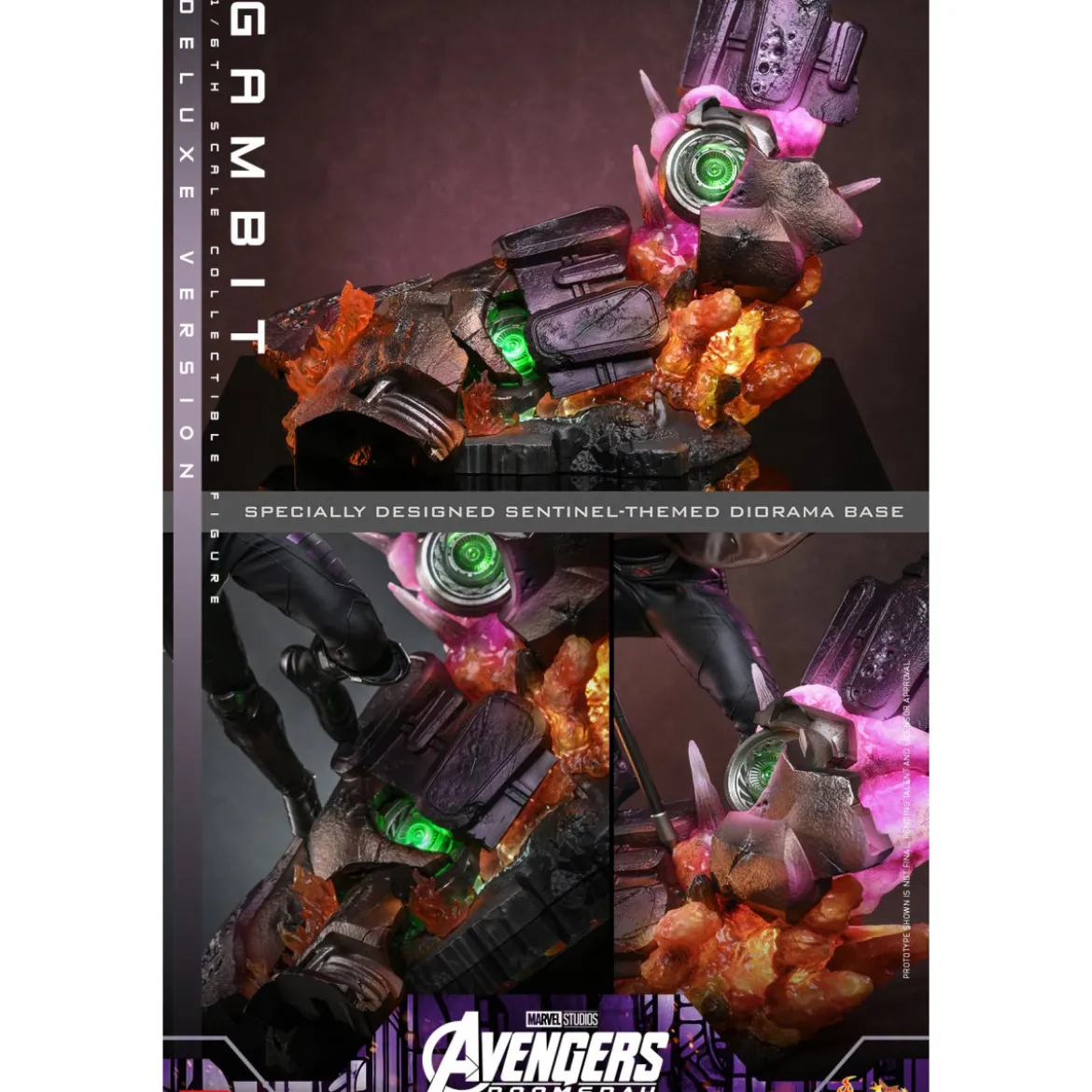 Hot Toys - Gambit Deluxe version MMS911 1/6 - Avengers: Doomsday