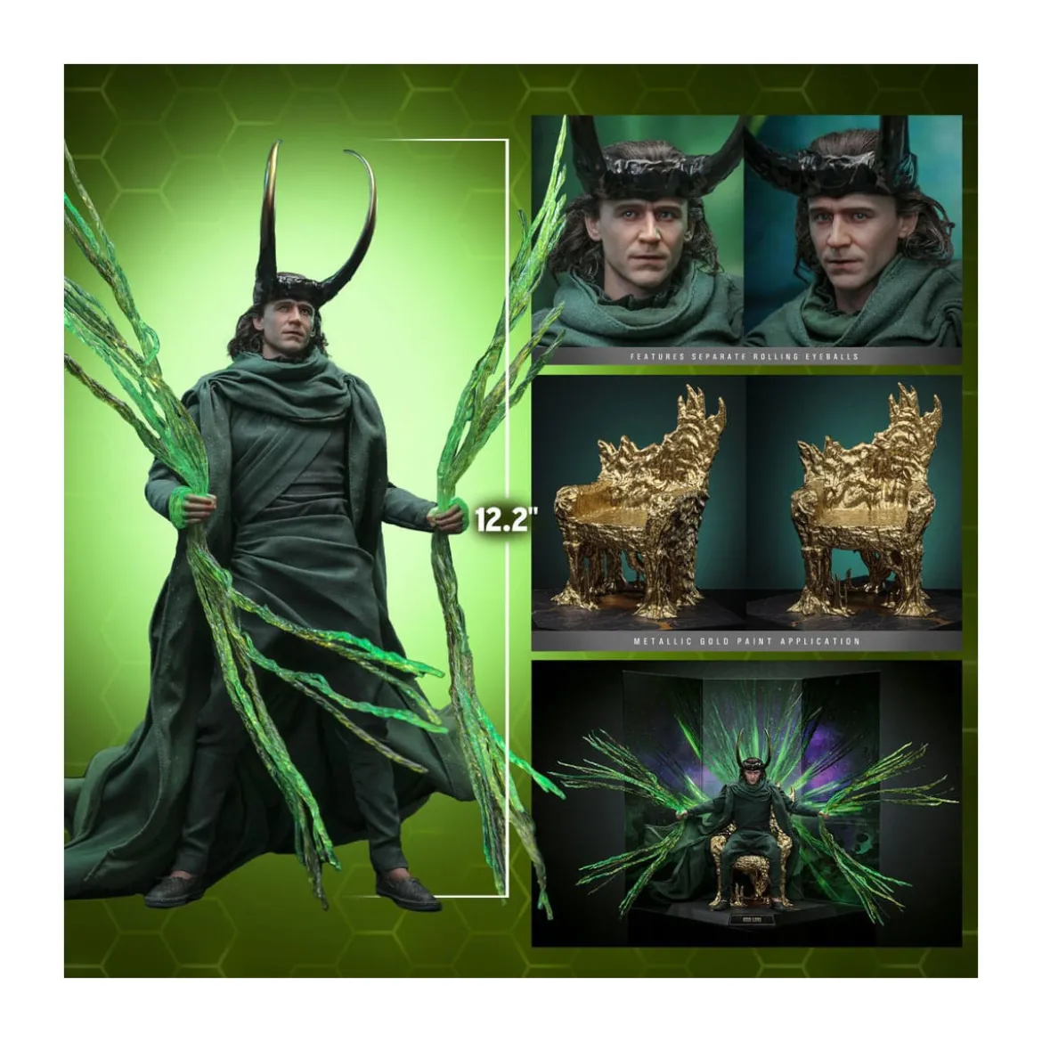 Hot toys - God Loki Artisan Edition 1/6 - Hot Toys Exclusive