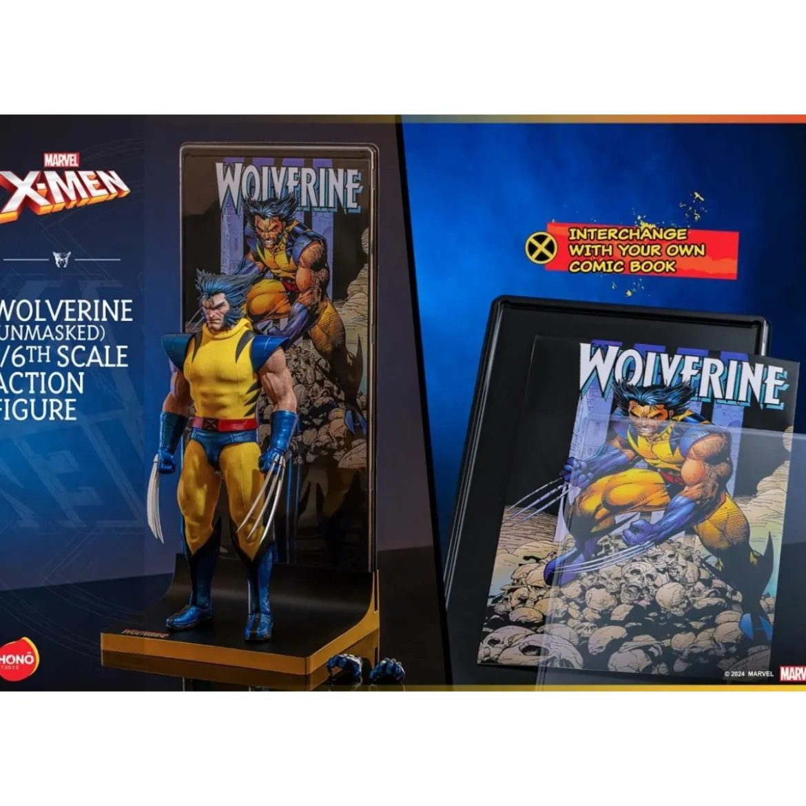 Hot Toys/Hono Studio - Marvel X-Men - Wolverine Unmasked 1/6